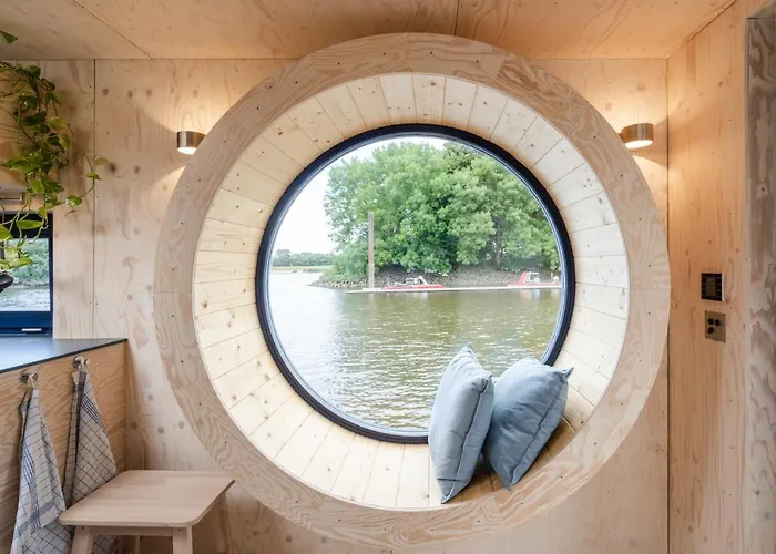 Hausboot Ahoi Hochwertiges Hausboote Mit Grosser Terrasse Und Kamin * Hamburg